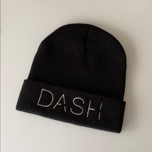 NWOT DASH Kardashians Boutique Black Beanie